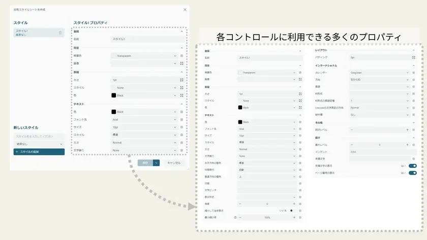 レポートスタイルシート