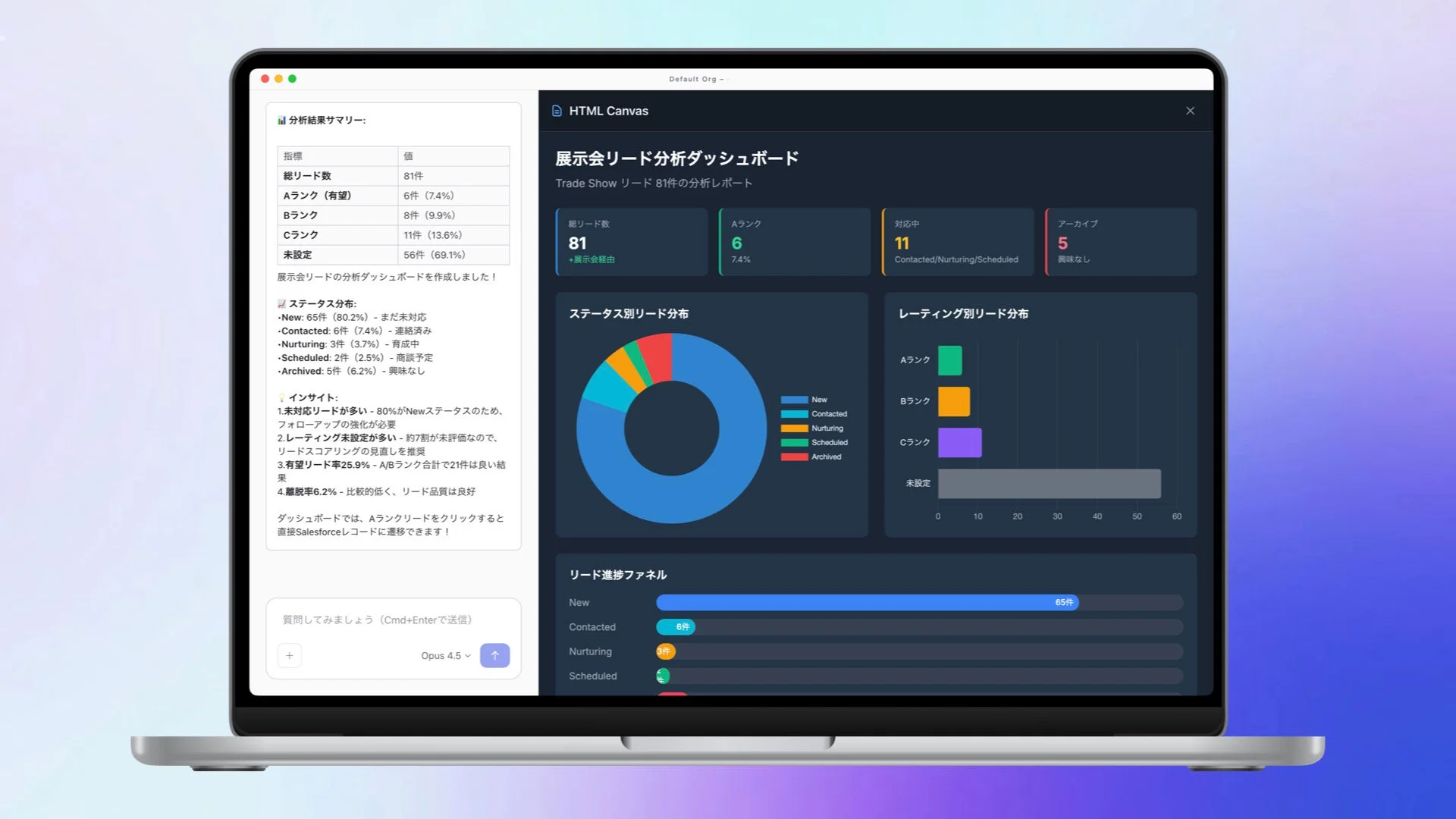 展示会リード分析ダッシュボード