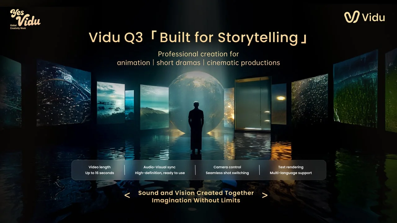 Vidu Q3 「Built for Storytelling」