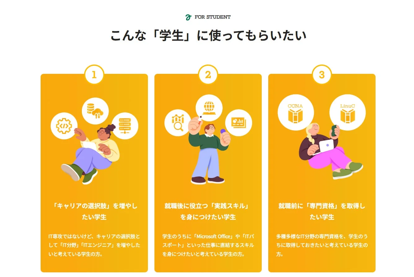 学生向け利用メリット