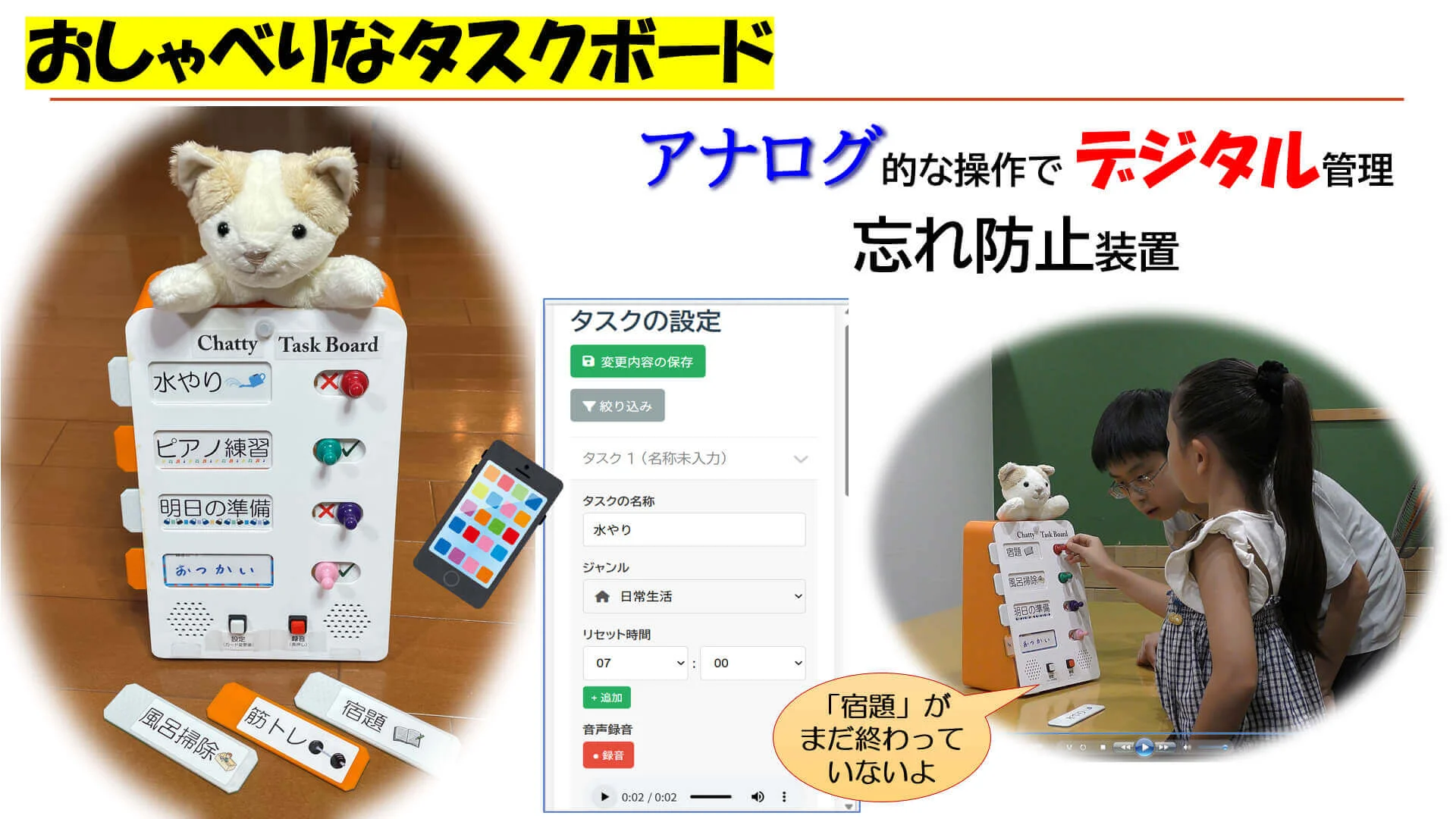 おしゃべりなタスクボードの紹介