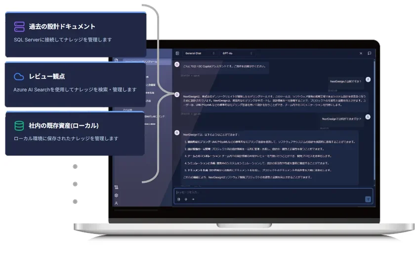 AIチャットとナレッジ管理のデータソース