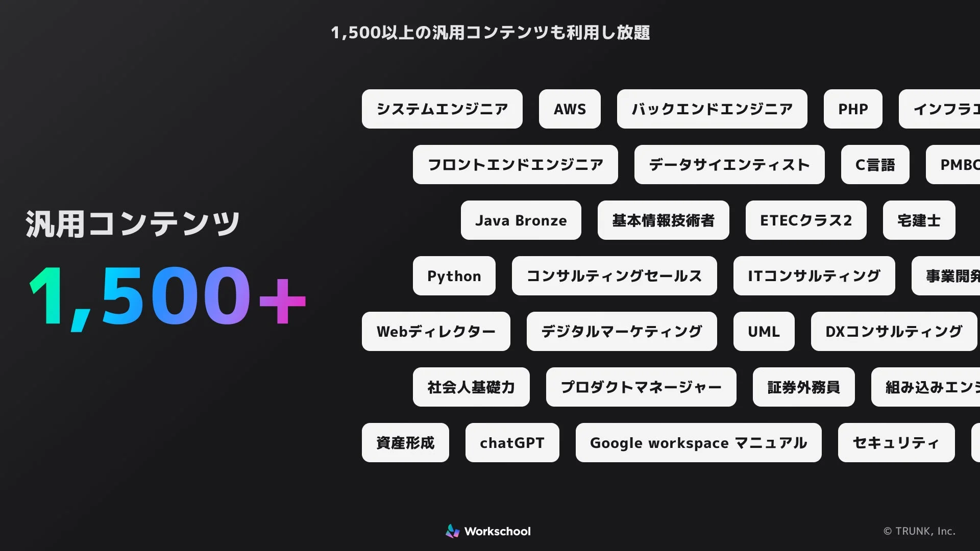 Workschool 汎用コンテンツ