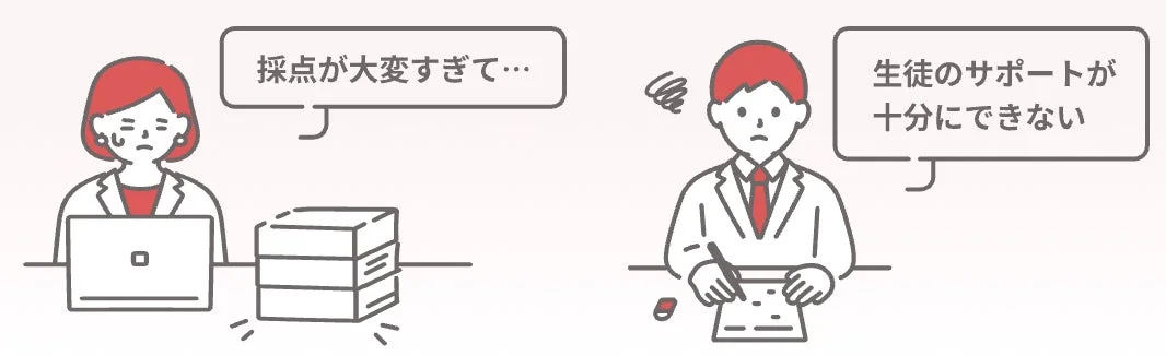 採点業務の課題