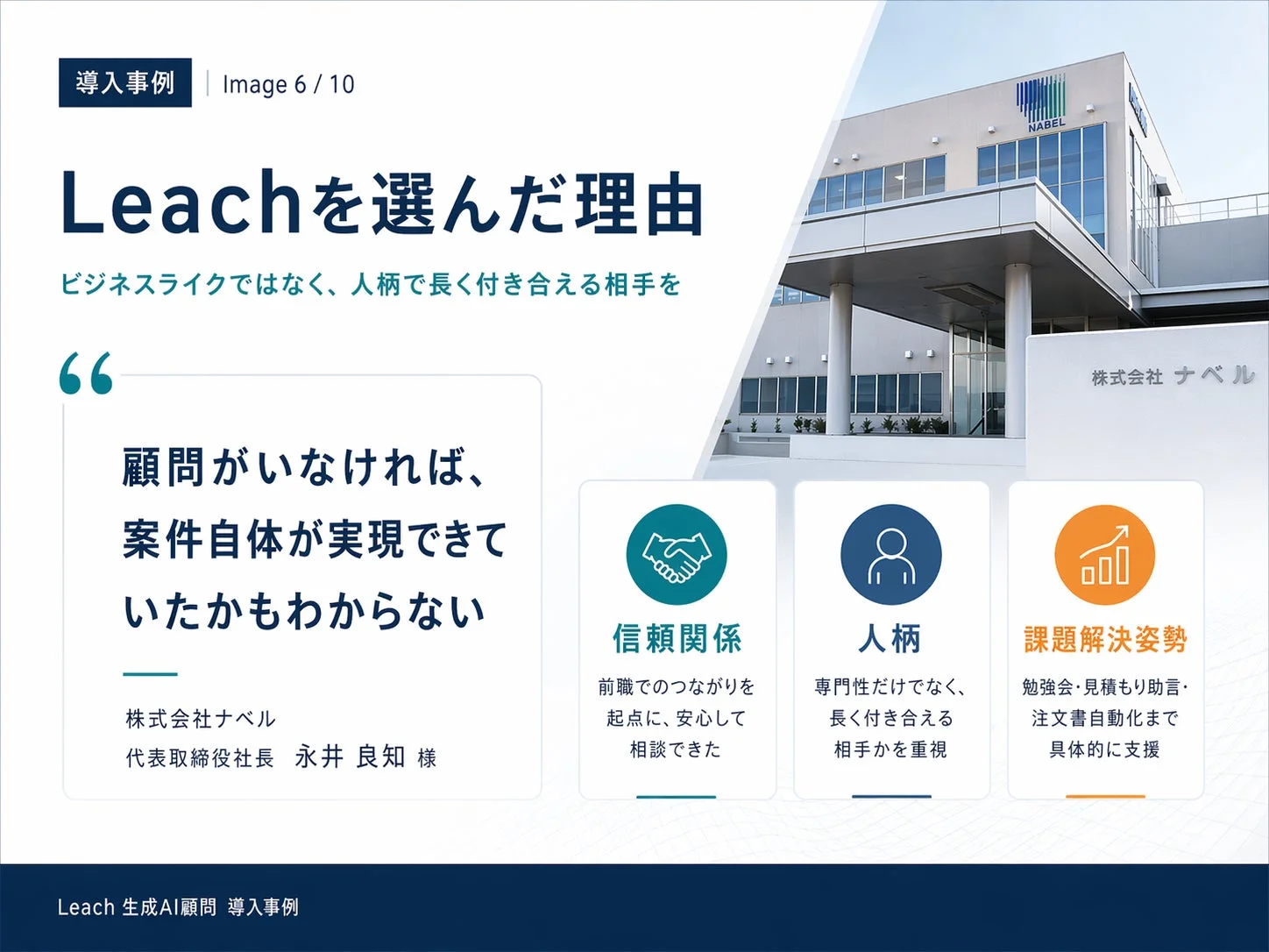 Leachを選んだ理由
